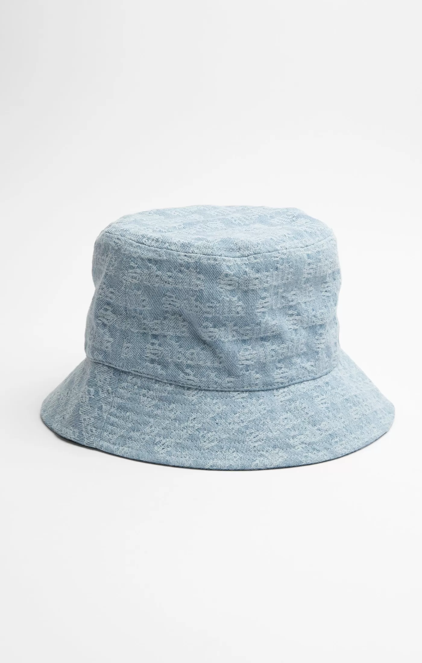 Clearance Jacquard Denim Bucket Hat - jasnoniebieski Nakrycia Głowy