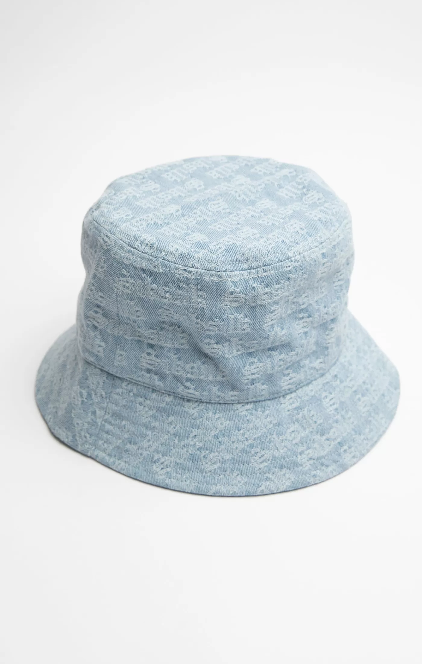 Clearance Jacquard Denim Bucket Hat - jasnoniebieski Nakrycia Głowy